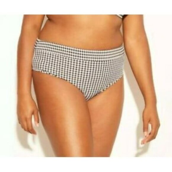 Xhilaration Women Plus High Waisted Bikini Bottom 20/22 - Picture 1 of 1